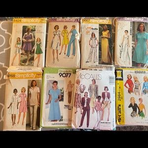 70’s and 90’s Vintage sewing patterns